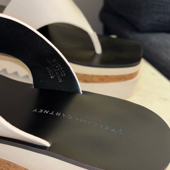 Like New - Stella McCartney Sneak-Elyse Logo Printed Platform Sandals - Picture 8 of 8